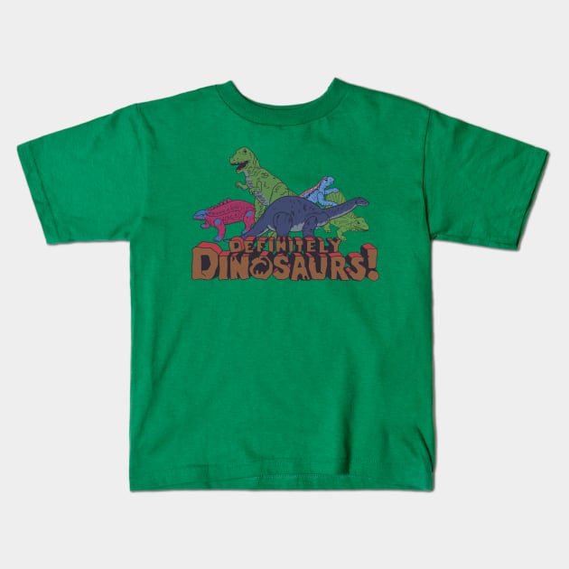 definitely dinosaurs Kids T-Shirt by vender